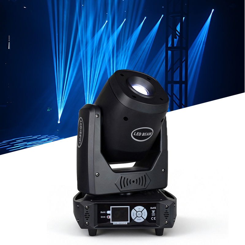 Igracelite 100W LED Moving Head Light 8000LM Gobo Spot Stage Lighting with 5 Face Prism DMX 14CH for Events & Shows