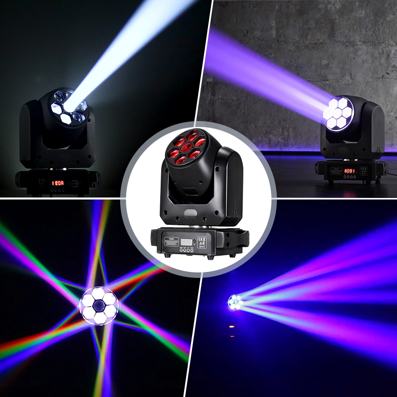 Igracelite Mini 100W LED Spot+B-EYE Rotating  Moving Head Light