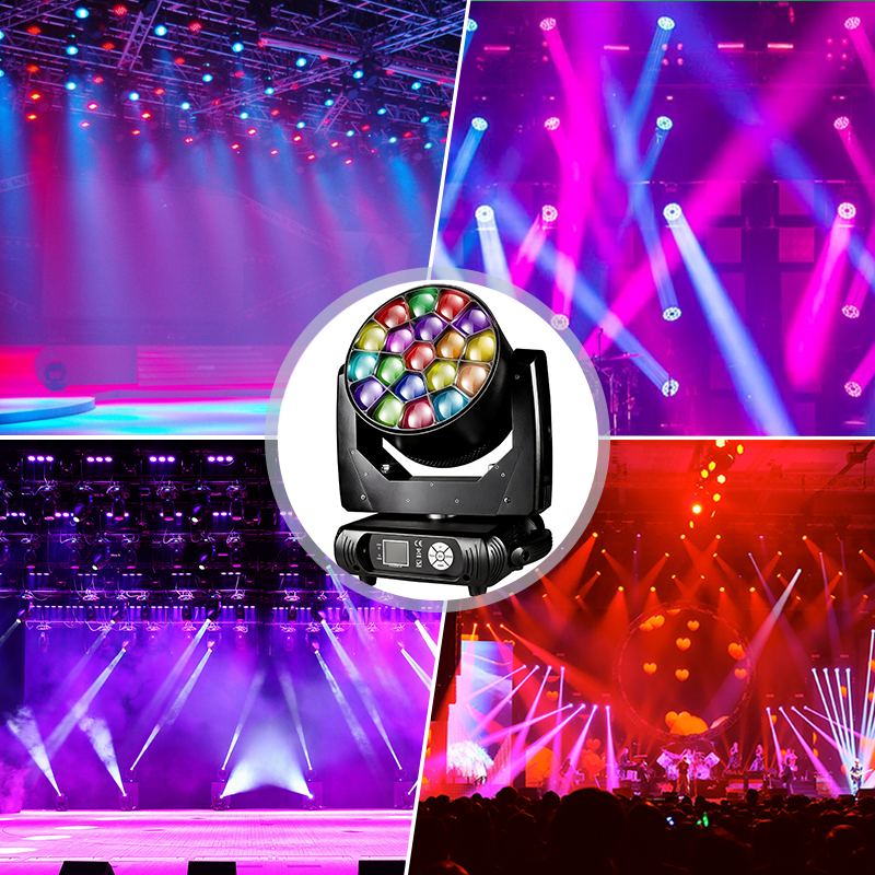 Igracelite 19×30W DMX Control Bee Eye LED Moving Head Light