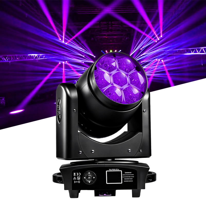 Igracelite Mini 7x40w  Zoom Moving Head Lights