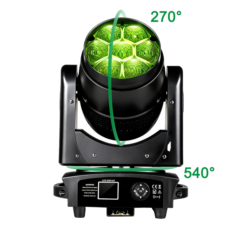 Igracelite Mini 7x40w  Zoom Moving Head Lights