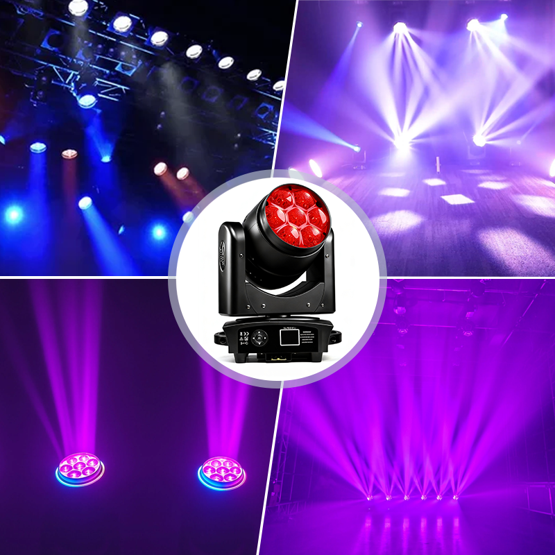 Igracelite Mini 7x40w  Zoom Moving Head Lights