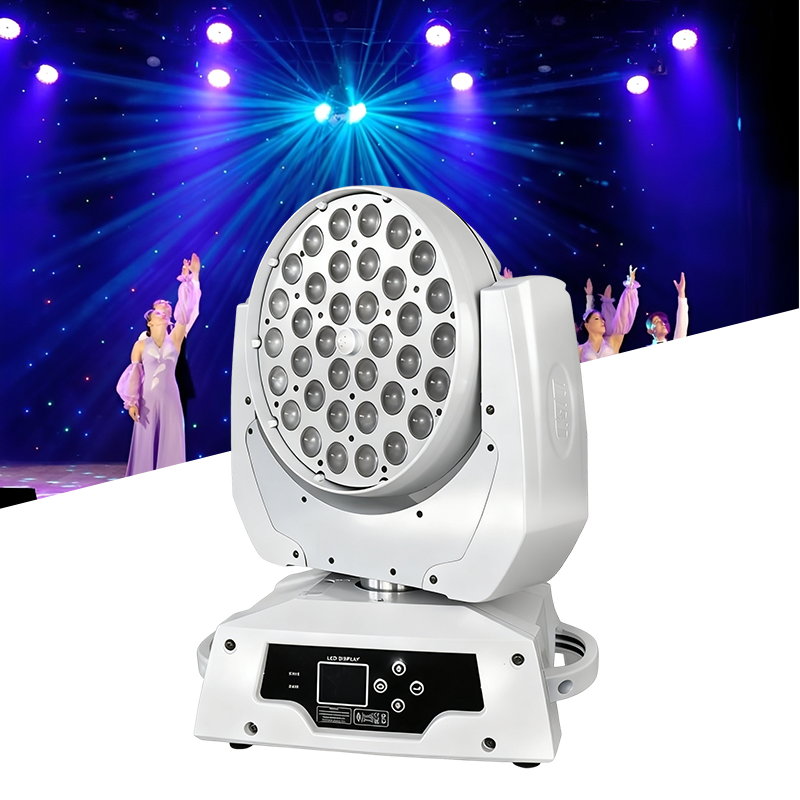 36x10w rgbw 4in1 Led moving head  wash zoom light