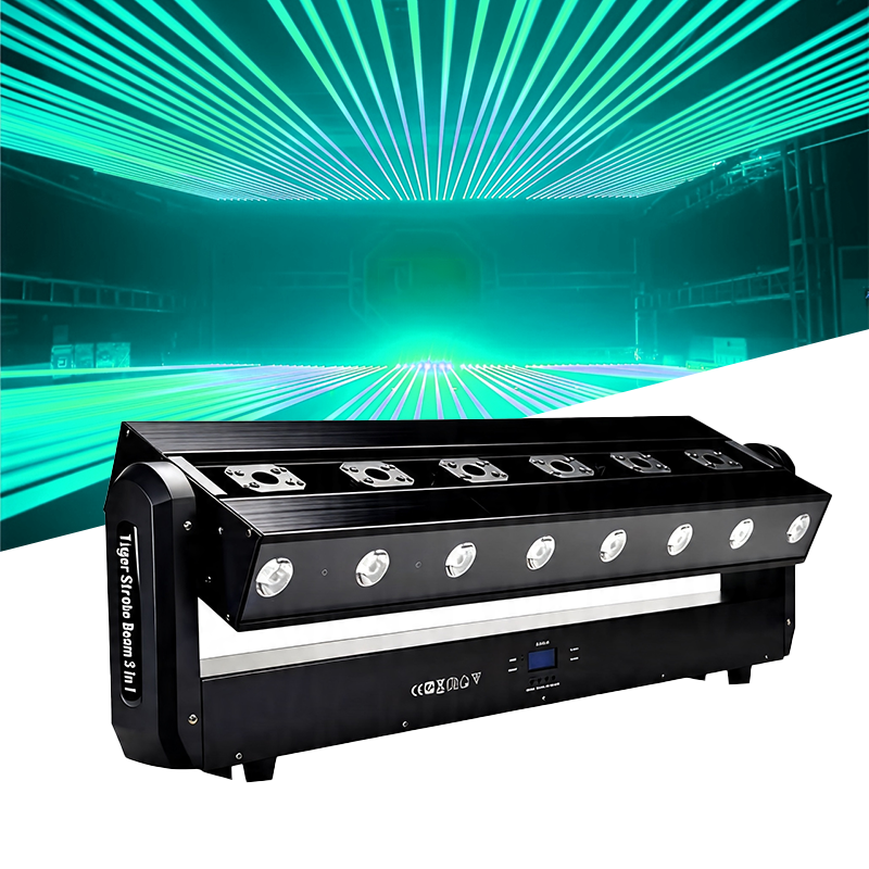 3W laser strobe beam 3in1 led moving head  laser light bar