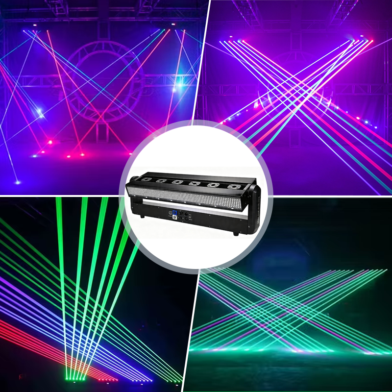 3W laser strobe beam 3in1 led moving head  laser light bar