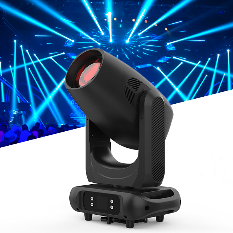 Igracelite 580W LED Moving Head Stage Light, CMY CTO Profile, 8-Blade Framing, 2.8-48° Zoom, DMX512, RDM, sACN, Art-Net