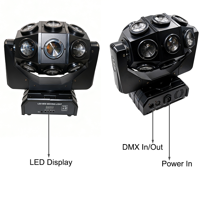 Igracelite 18X12W RGBW 4in1 Beam LED Stepless Rotating Moving Head Beam Light