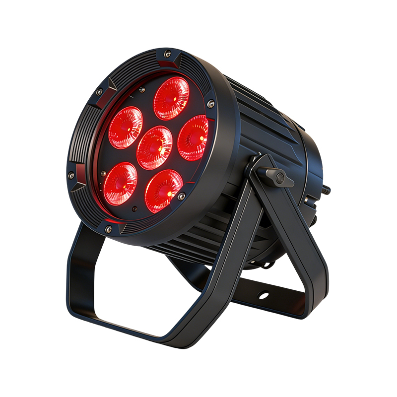 Igracelite 6×18W RGBW UV 6-in-1 IP65 Waterproof Battery Led Par | Wireless DMX Outdoor LED Par Light for Stage, Party & Event Lighting