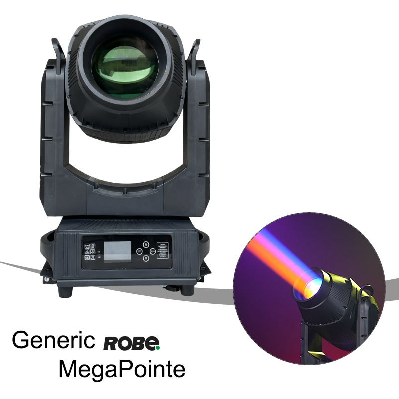 Igracelite 550W LED Moving Head BSW CMY, IP66 Outdoor, 2°-35° Motorized Zoom, 6-Facet Prism for Stage & Events