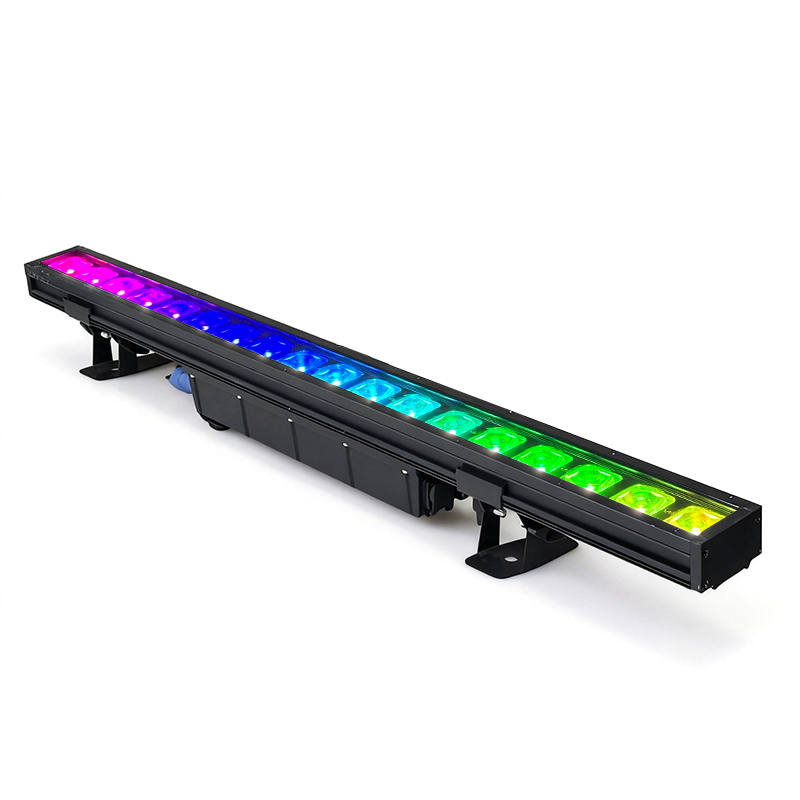 Igracelite IP65 Pixel LED Bar 18x10W RGBW 4-in-1 LED Stage Light, 18-Segment Individual Control, Fanless Silent Outdoor Wall Washer, DMX RDM Support, 103cm 3.4ft Linear Bar for Concerts & Events