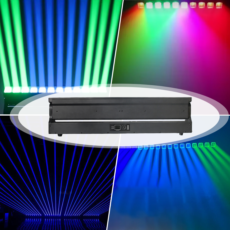 Igracelite 800W 10x60W RGB LED Moving Head Matrix Beam Wash Zoom Stage Light DMX512 RDM Professional Moving Head Light for Disco DJ Nightclub Event Party