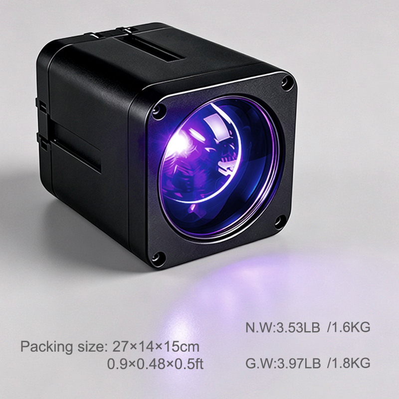 Igracelite 20W IP65 Battery-Powered LED Uplight with RGBWAUV 6-in-1 LED and DMX512 Control