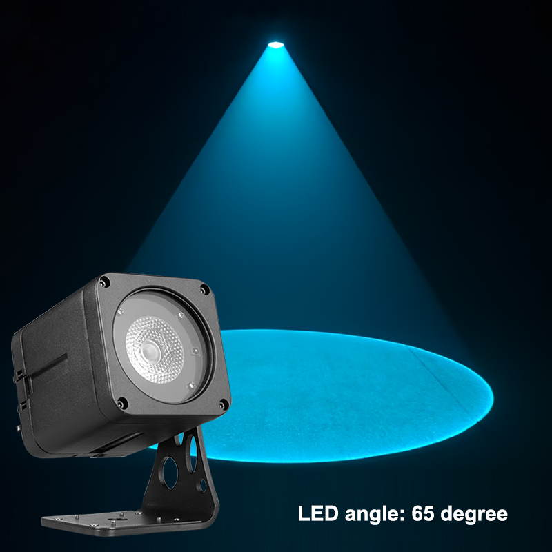 Igracelite 20W IP65 Battery-Powered LED Uplight with RGBWAUV 6-in-1 LED and DMX512 Control