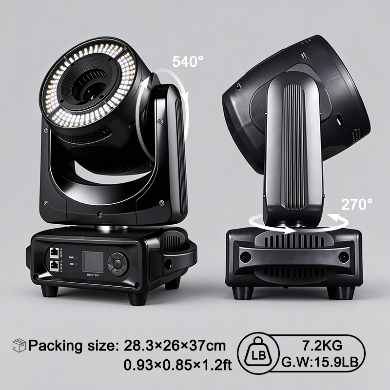 Igracelite 5W Moving Head Animation Laser Light with RGB and Cool White LED Wash for Indoor Stages and Clubs