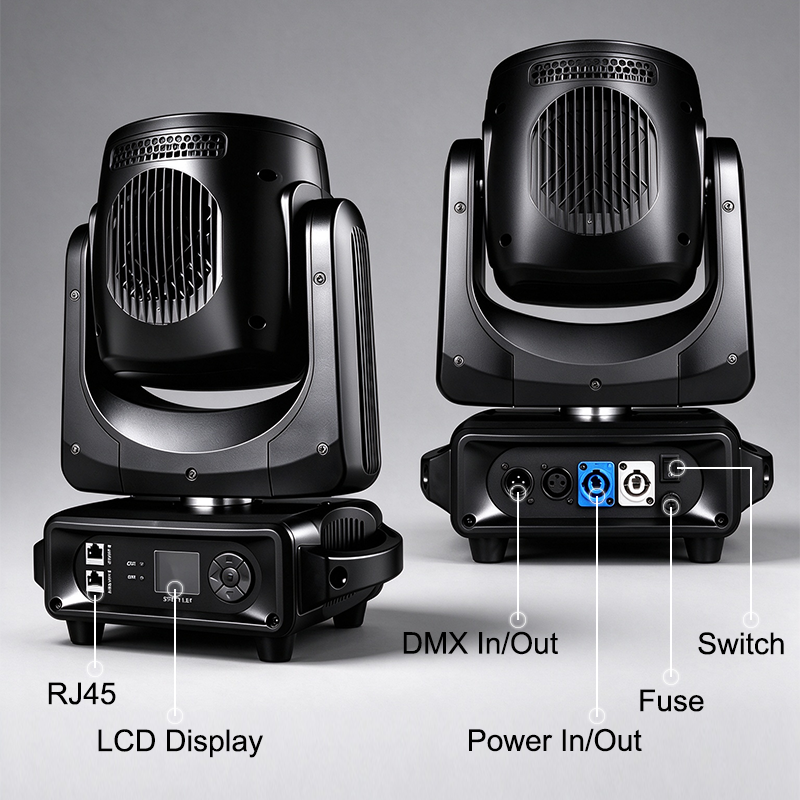 Igracelite 5W Moving Head Animation Laser Light with RGB and Cool White LED Wash for Indoor Stages and Clubs