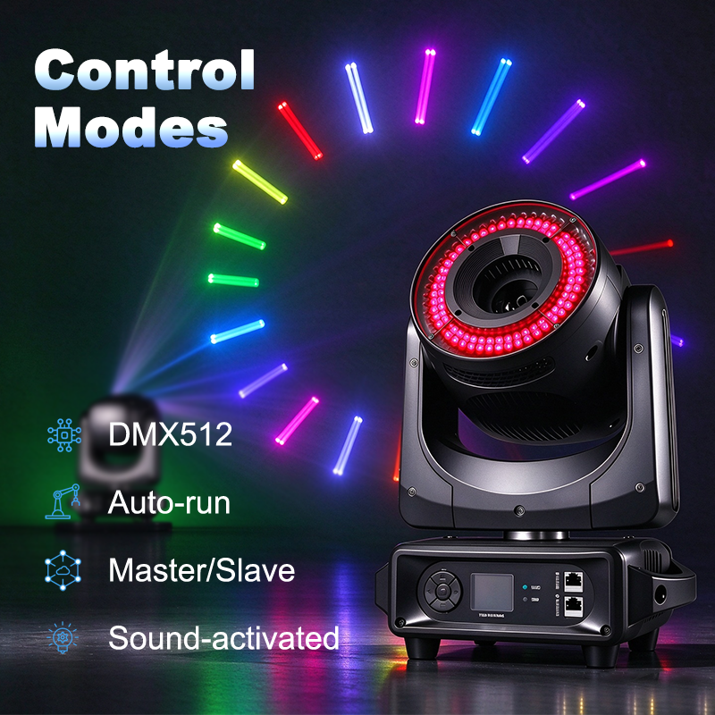 Igracelite 5W Moving Head Animation Laser Light with RGB and Cool White LED Wash for Indoor Stages and Clubs
