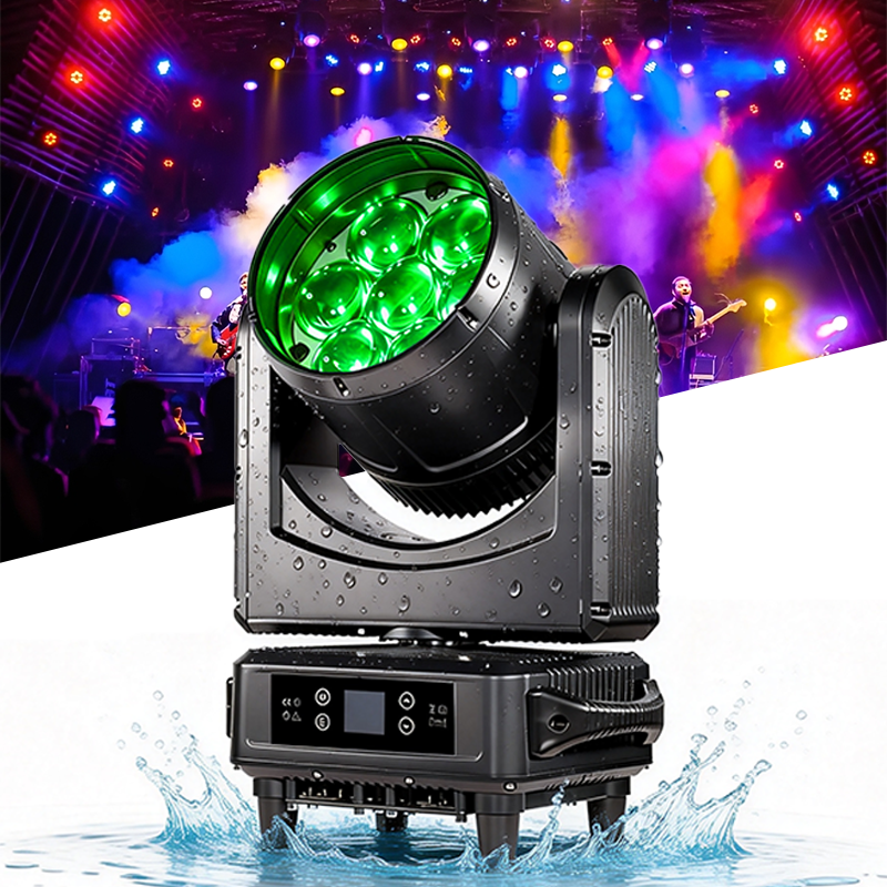 Igracelite 7x60W IP65 LED Moving Head with Beam and Wash Effects for Outdoor Stages