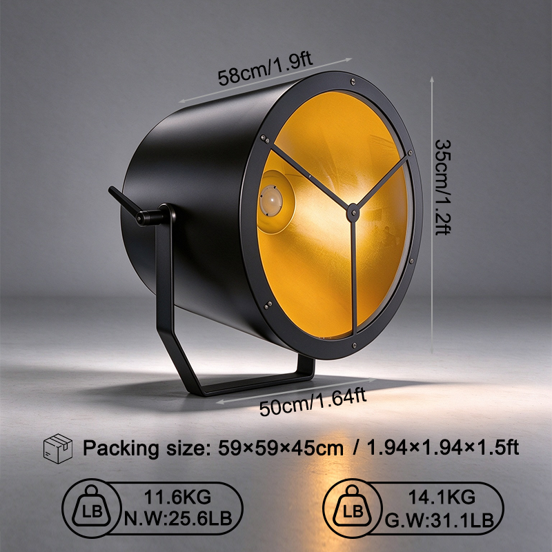 Igracelite 260W Retro Light with Full-Color LED Lighting for Indoor Stages