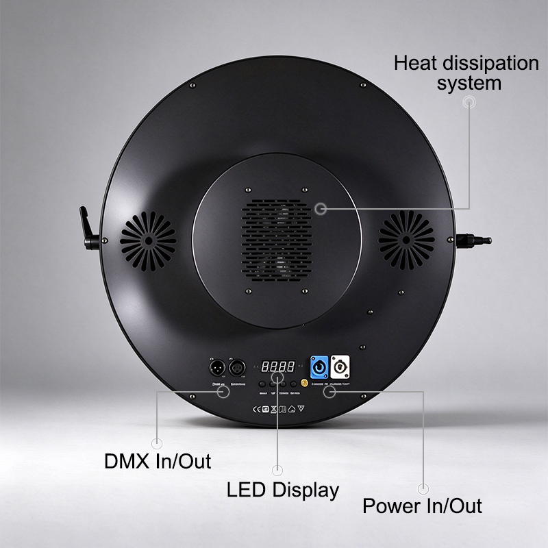 Igracelite 260W Retro Light with Full-Color LED Lighting for Indoor Stages