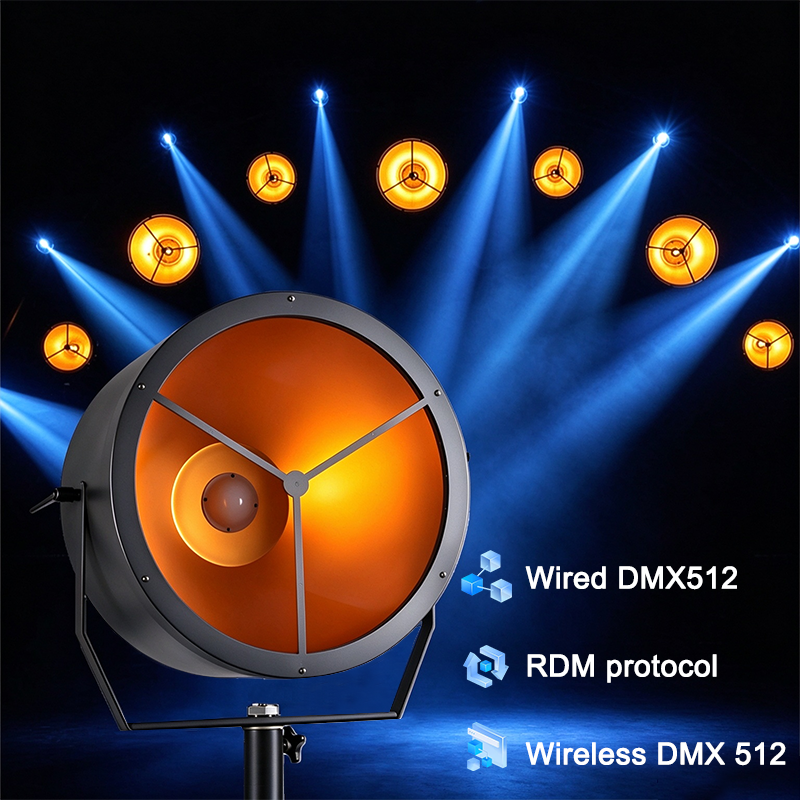Igracelite 260W Retro Light with Full-Color LED Lighting for Indoor Stages