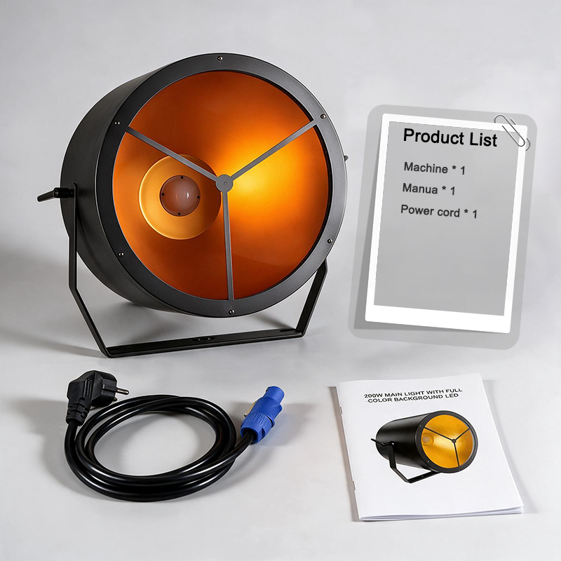 Igracelite 260W Retro Light with Full-Color LED Lighting for Indoor Stages