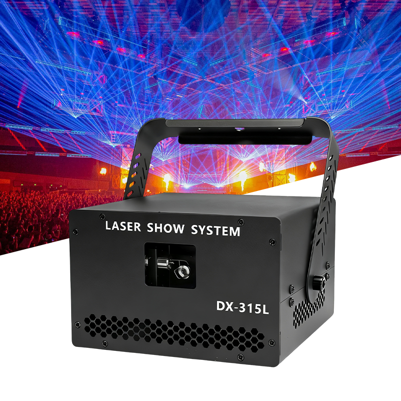 Igracelite 3W Animation Laser Light with Full-Color RGB Beam Effects for Indoor Stages