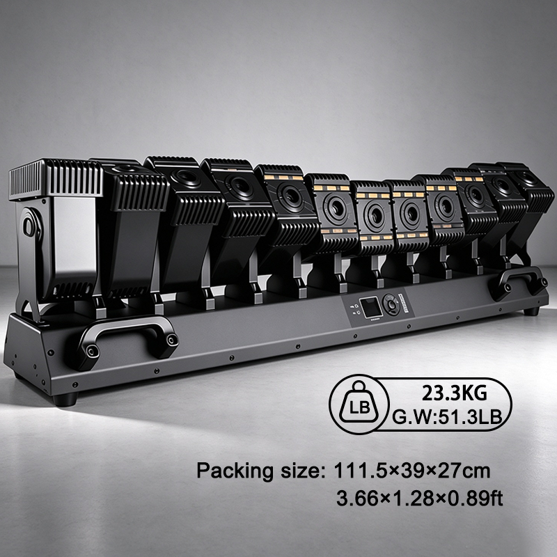 Igracelite 210W Moving Head Laser with 12 RGB Lasers and LED Wash for Indoor Stages