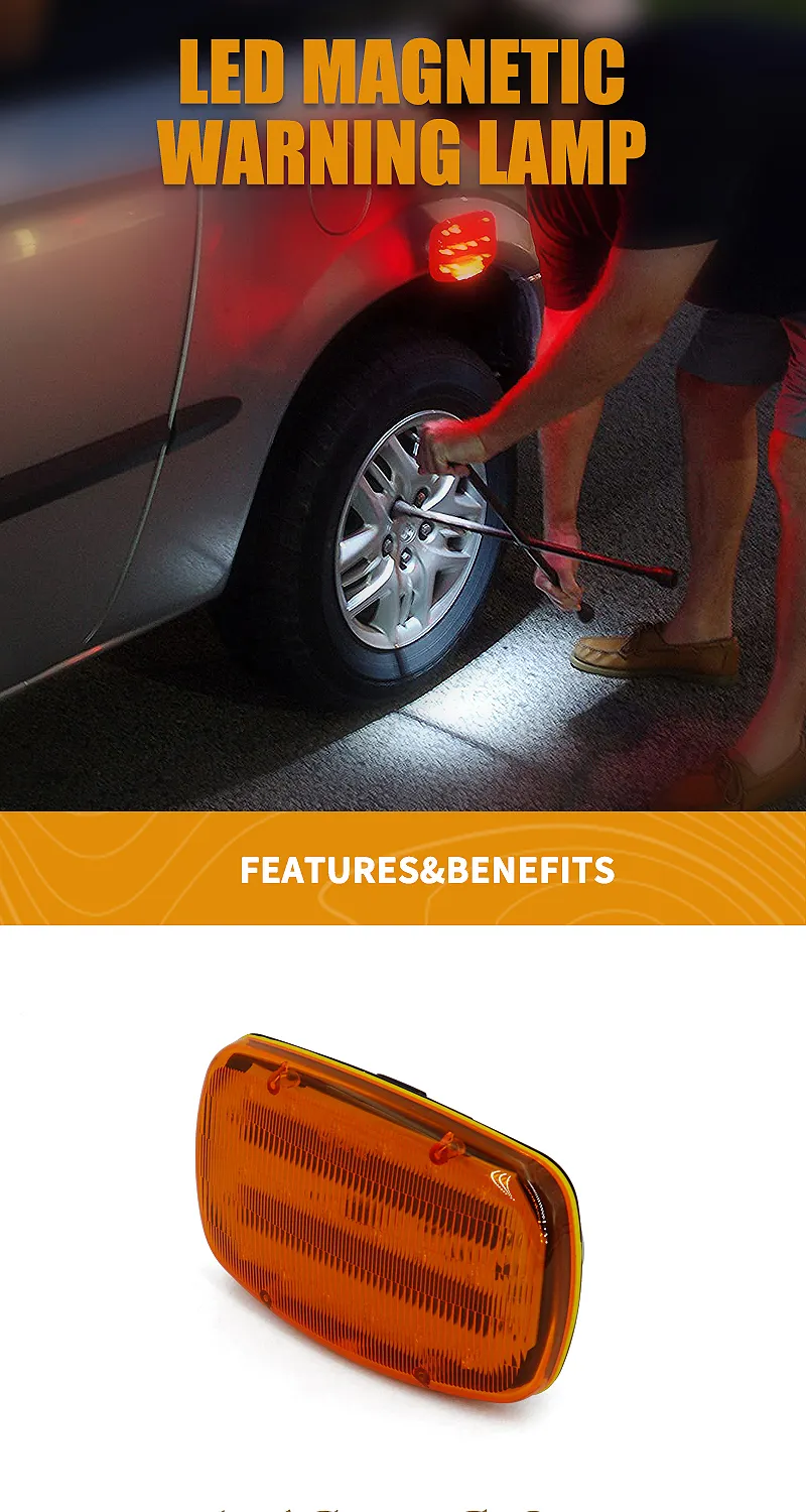 Car Warning Light LED Emergency Light Safety Flare,Auto Safety Products