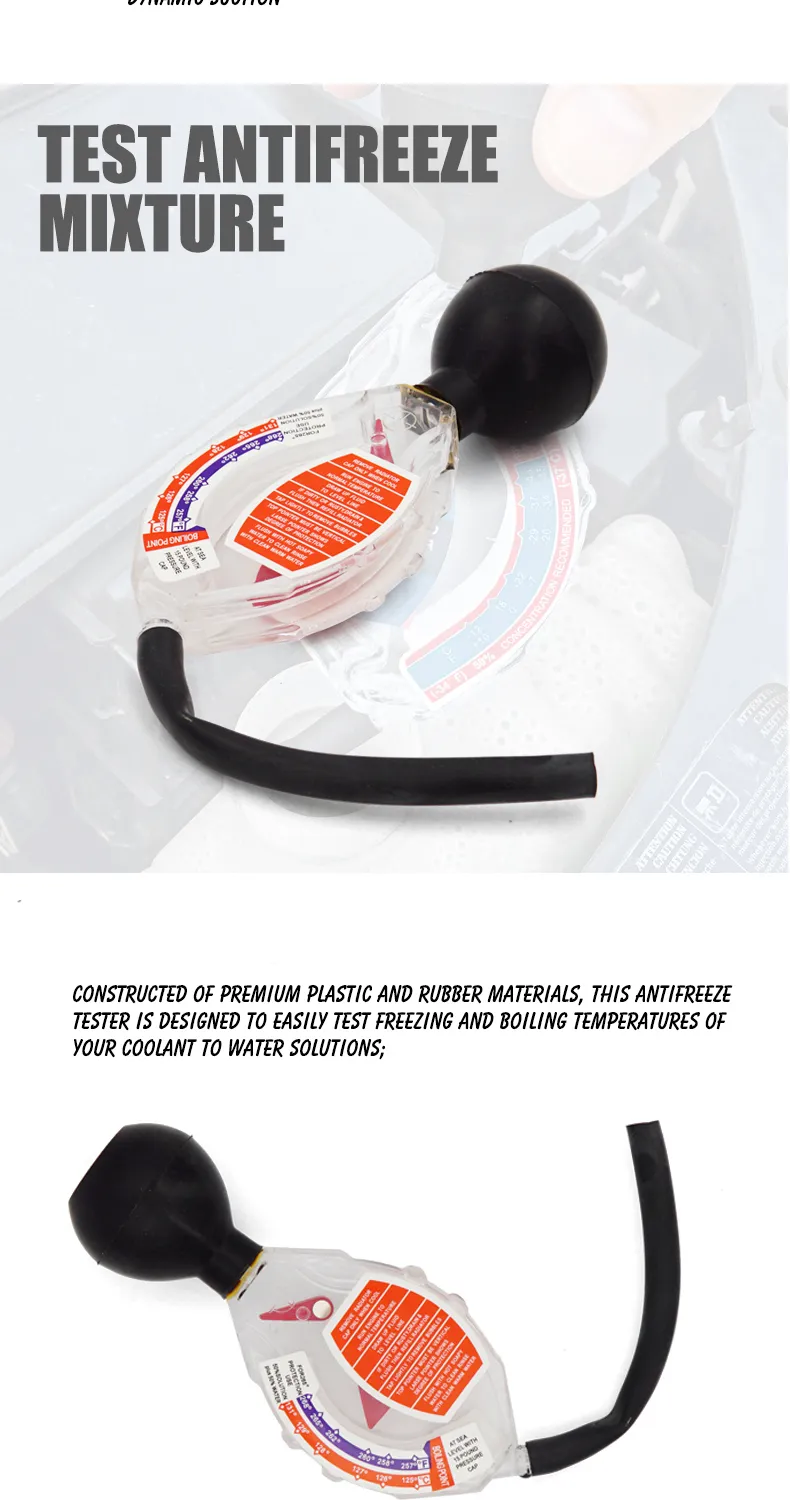 Antifreeze and Coolant Rapidtester Battery Hydrometer Acid Quality