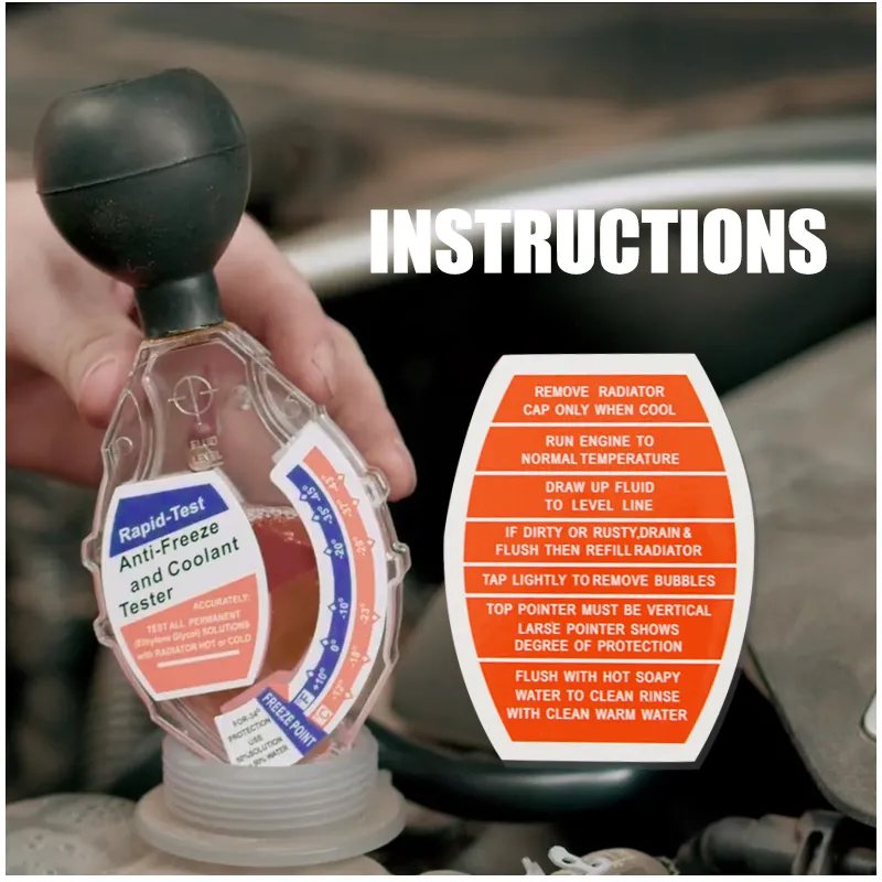 Antifreeze and Coolant Rapidtester Battery Hydrometer Acid Quality Analyzer Density Tool Tester