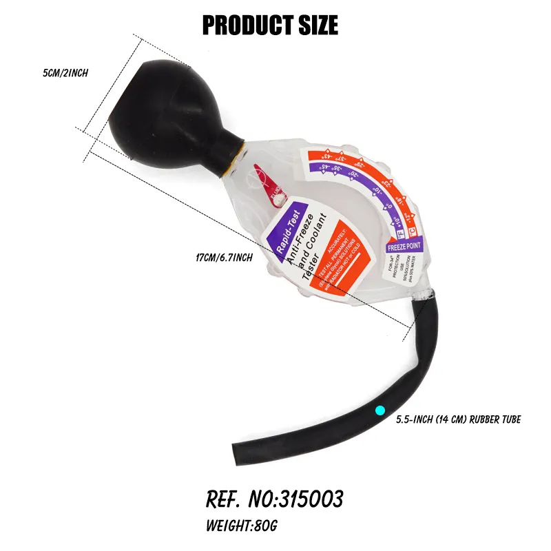 Antifreeze and Coolant Rapidtester Battery Hydrometer Acid Quality