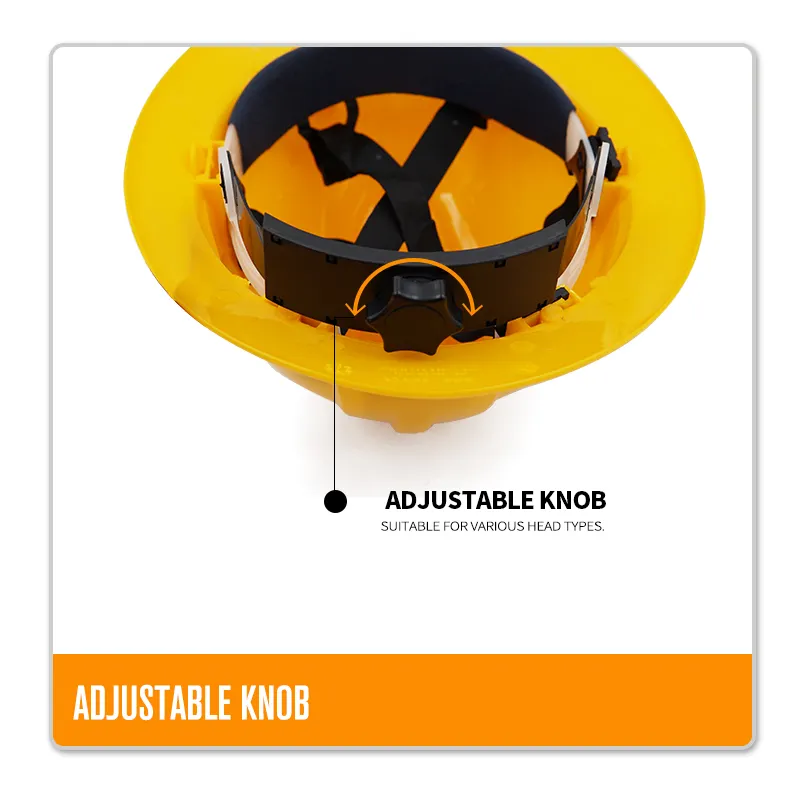 Industrial Full Brim Hard Hat Work Safety Helmet with Adjustable 6 ...