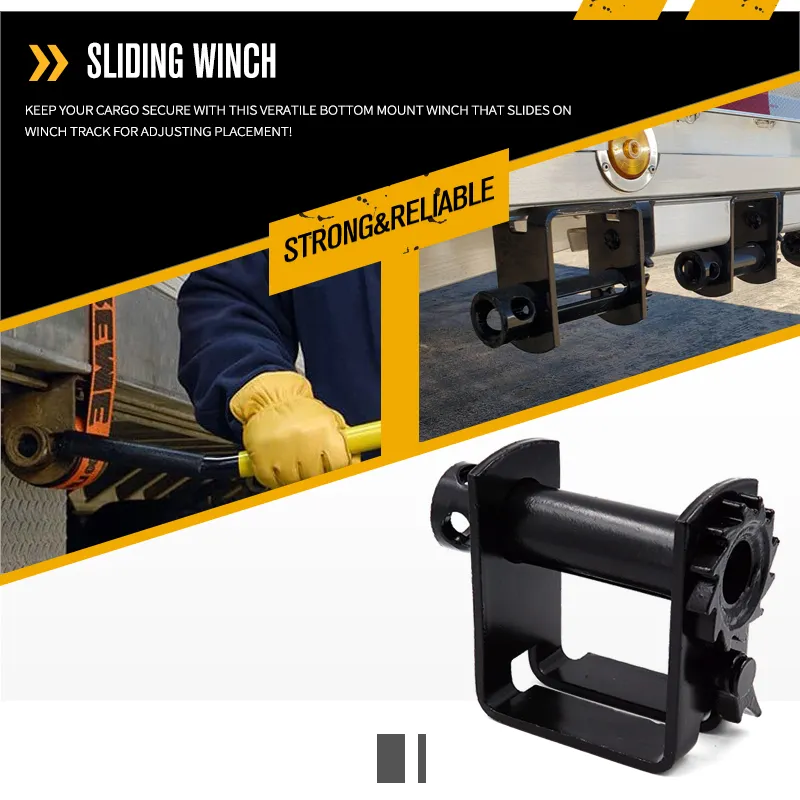 Standard Sliding Winch for Flatbed Trailer Heavy Duty Standard TieDown