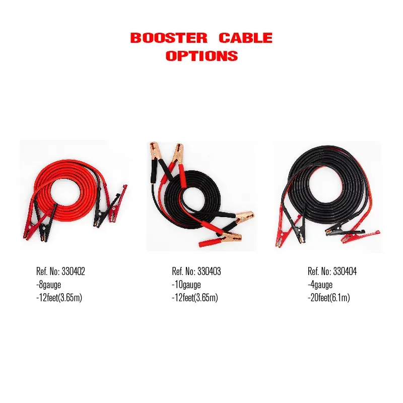 Jumper Cables 10 Gauge 12 Feet Heavy Duty Booster Cables with Carry Bag Jump Start Dead or Weak Batteries for Car