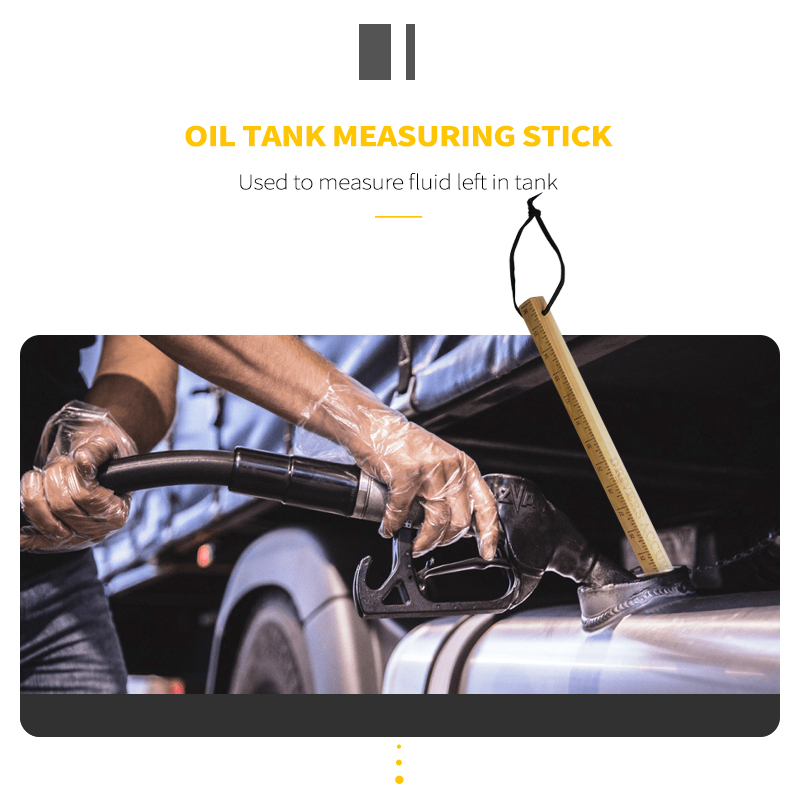 Pine Wood Tank Oil Tank Measuring Stick,Auto Repair Tools
