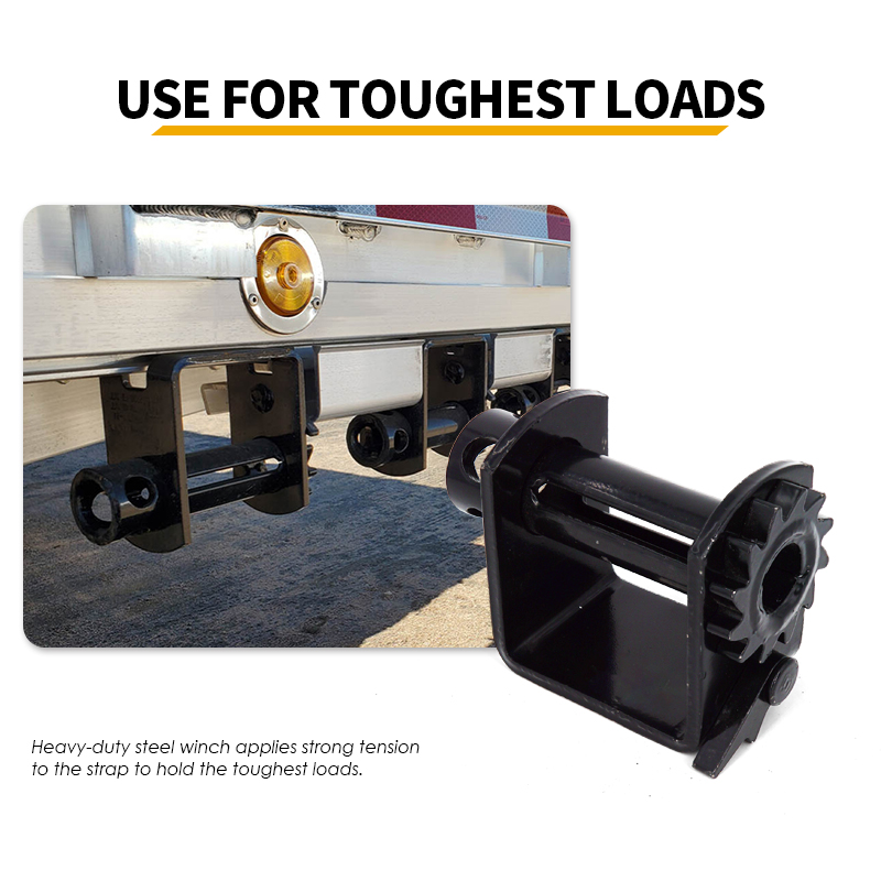 thumbnail image 2 of Low Profile Weld-On Tie Down Winch 2 of 14
