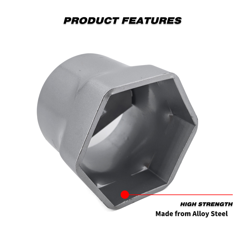 3-1/2 Inches 6-Point Rounded Wheel Bearing Locknut Socket,Auto Repair Tools