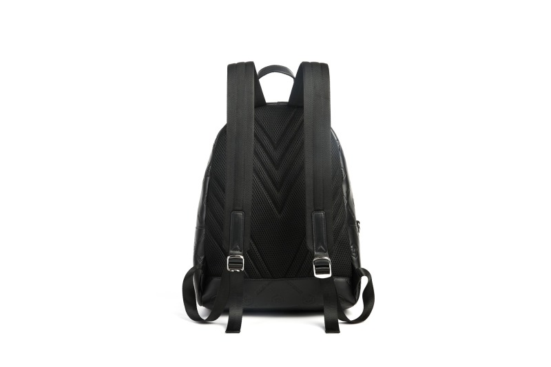 PU leather backpack