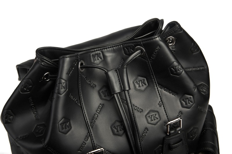 PU leather men's rucksack