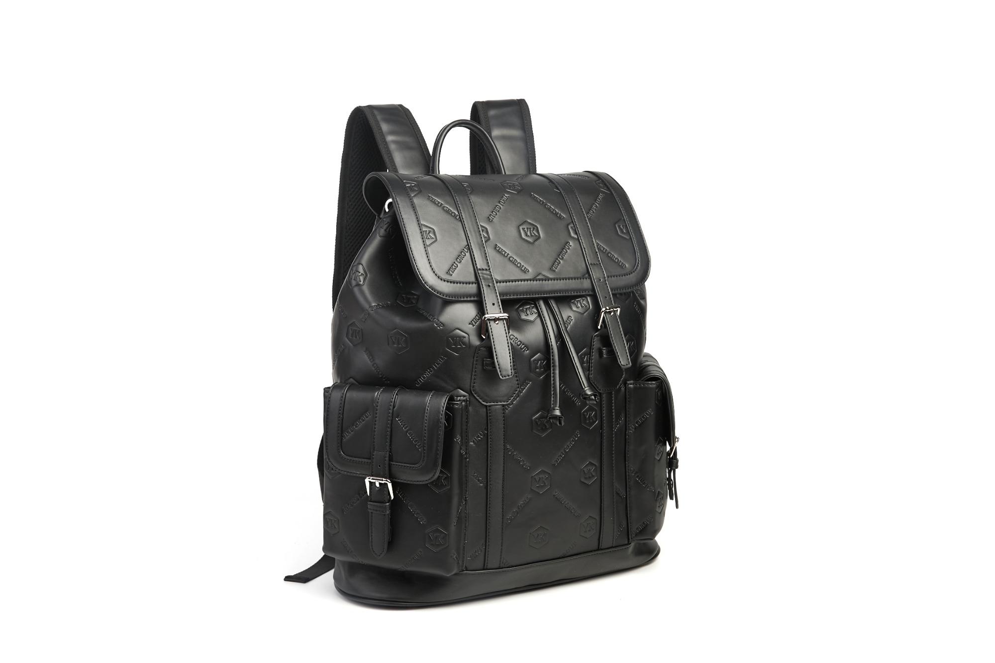 PU leather men's rucksack