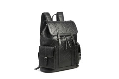 PU leather men's rucksack