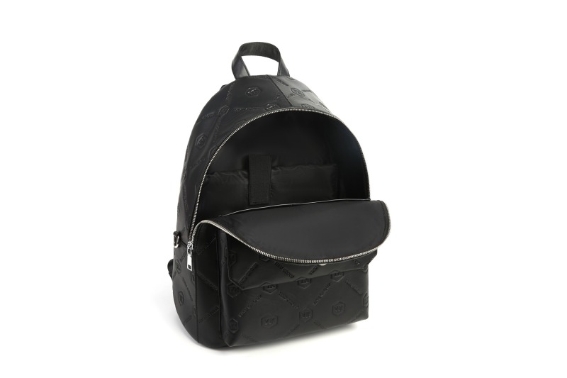 PU leather backpack