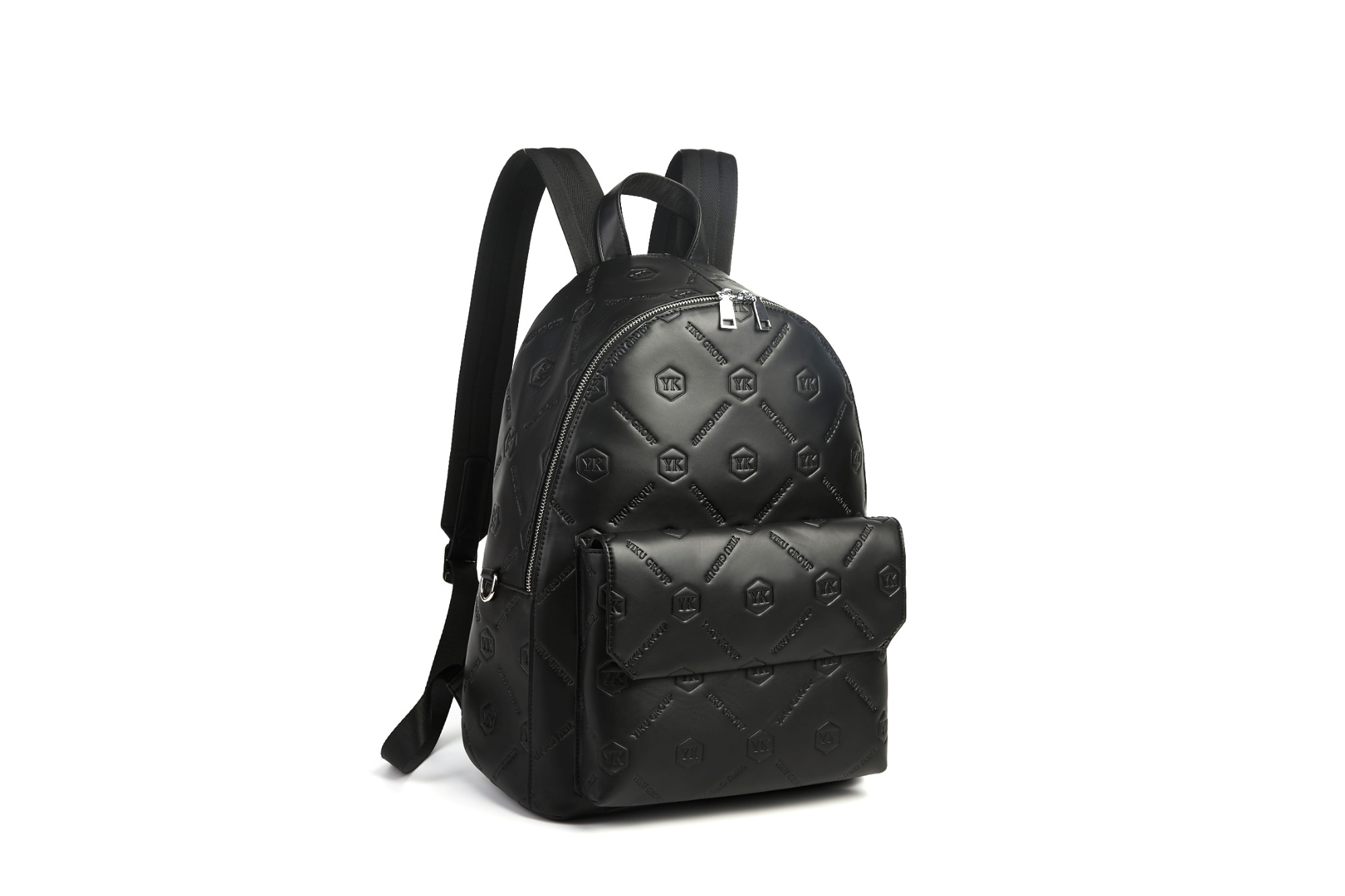 PU leather backpack