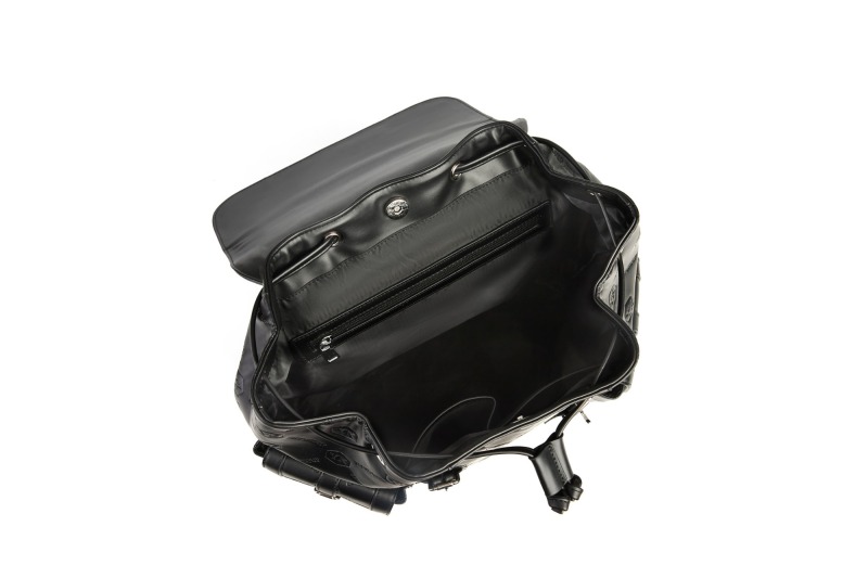 PU leather men's rucksack