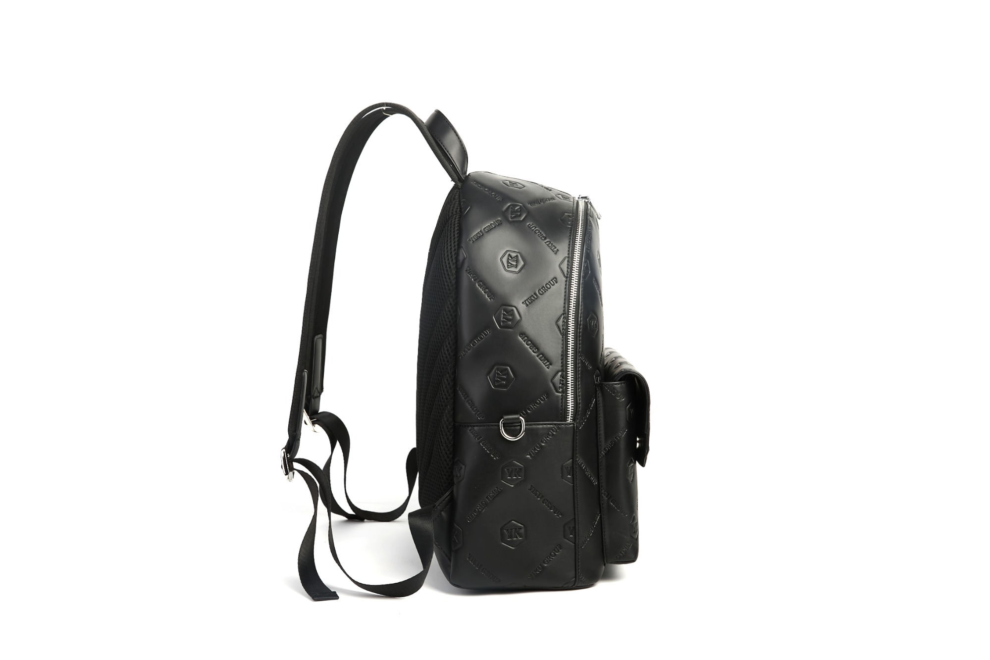 PU leather backpack