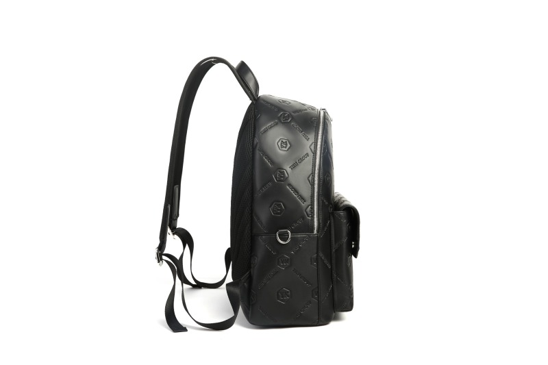 PU leather backpack