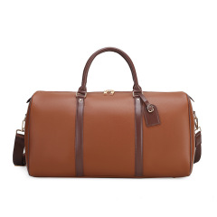 Waterproof leather large travel tote bag