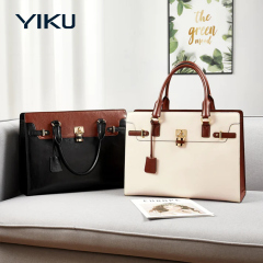 Women's PU leather tote bag