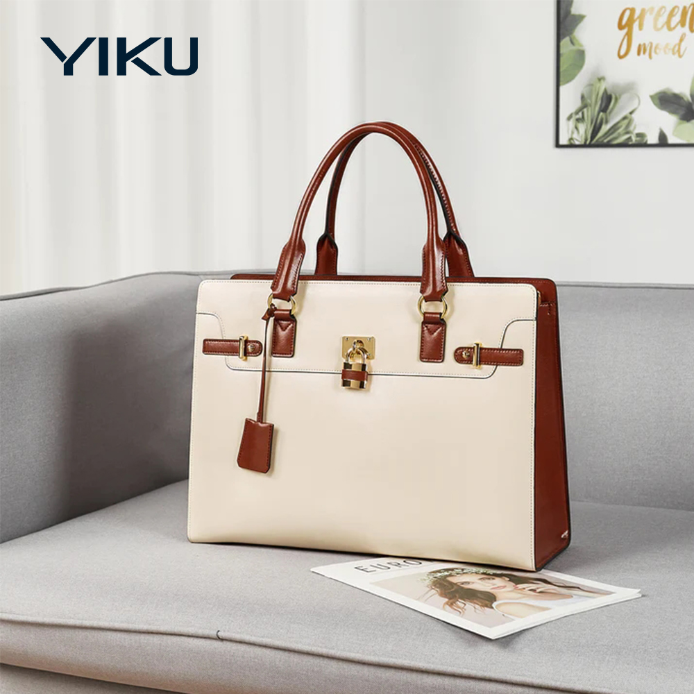 Women's PU leather tote bag