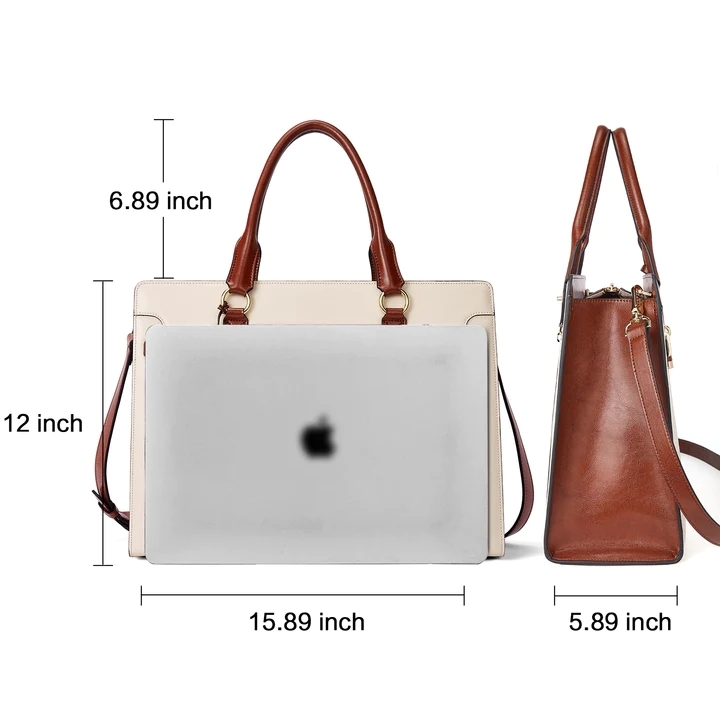 Women's PU leather tote bag